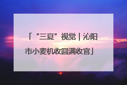 “三夏”视觉｜沁阳市小麦机收圆满收官