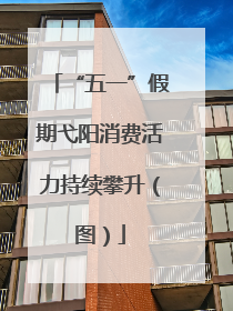 “五一”假期弋阳消费活力持续攀升（图）