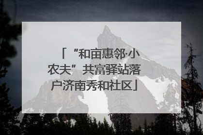 “和亩惠邻·小农夫”共富驿站落户济南秀和社区