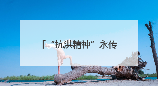 “抗洪精神”永传承！救人民警王明华和“抱树女孩”江珊还原历史瞬间