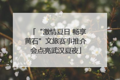“激情夏日 畅享黄石”文旅赛事推介会点亮武汉夏夜
