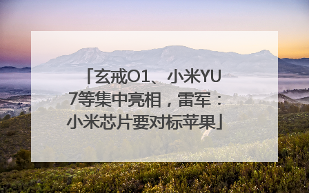 玄戒O1、小米YU7等集中亮相，雷军：小米芯片要对标苹果
