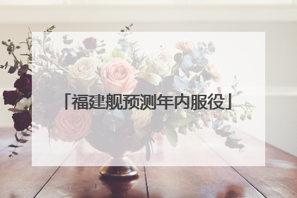 福建舰预测年内服役