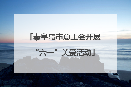 秦皇岛市总工会开展“六一”关爱活动