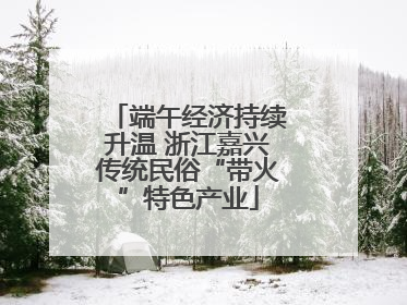 端午经济持续升温 浙江嘉兴传统民俗“带火”特色产业
