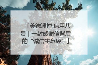 美德淄博·信用八景｜一封感谢信背后的“诚信生意经”