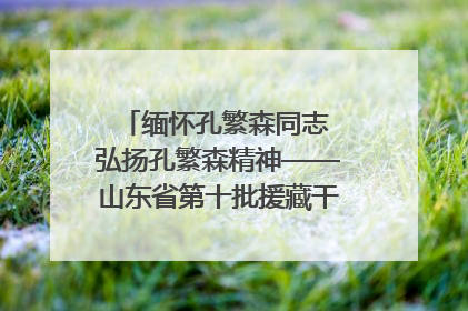 缅怀孔繁森同志 弘扬孔繁森精神——山东省第十批援藏干部人才清明节前到岗巴县开展党性教育