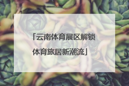 云南体育展区解锁体育旅居新潮流