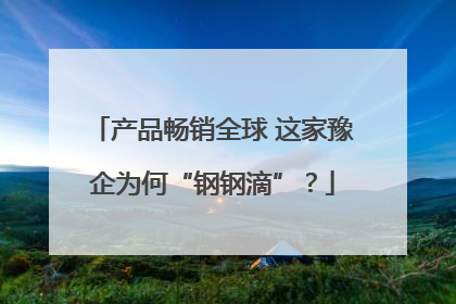 产品畅销全球 这家豫企为何“钢钢滴”？