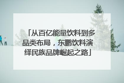 从百亿能量饮料到多品类布局，东鹏饮料演绎民族品牌崛起之路