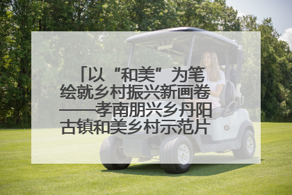 以“和美”为笔 绘就乡村振兴新画卷——孝南朋兴乡丹阳古镇和美乡村示范片区建设综述