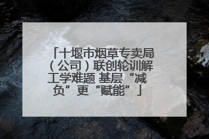 十堰市烟草专卖局（公司）联创轮训解工学难题 基层“减负”更“赋能”