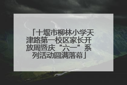 十堰市柳林小学天津路第一校区家长开放周暨庆“六一”系列活动圆满落幕