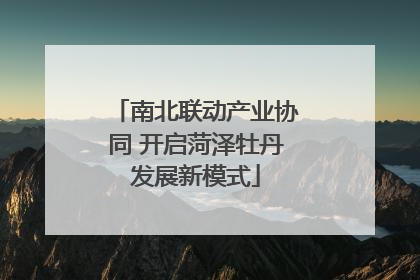 南北联动产业协同 开启菏泽牡丹发展新模式