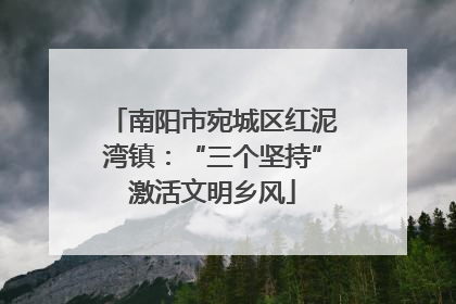 南阳市宛城区红泥湾镇：“三个坚持”激活文明乡风
