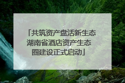 共筑资产盘活新生态 湖南省酒店资产生态圈建设正式启动