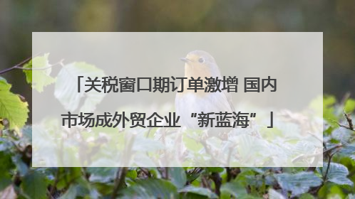 关税窗口期订单激增 国内市场成外贸企业“新蓝海”