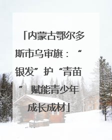 内蒙古鄂尔多斯市乌审旗：“银发”护“青苗” 赋能青少年成长成材