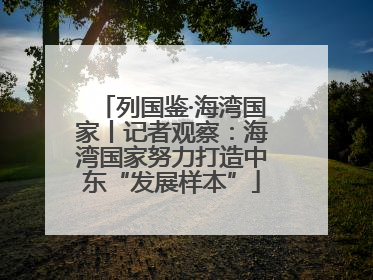 列国鉴·海湾国家丨记者观察：海湾国家努力打造中东“发展样本”