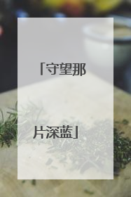 守望那片深蓝