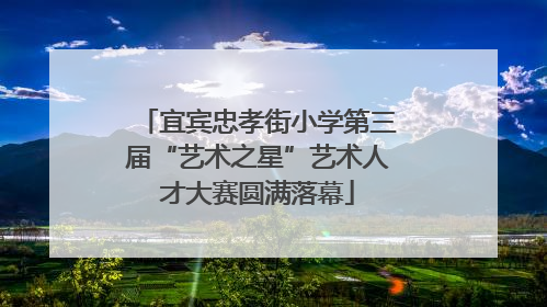 宜宾忠孝街小学第三届“艺术之星”艺术人才大赛圆满落幕