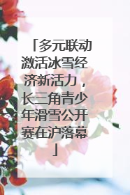 多元联动激活冰雪经济新活力，长三角青少年滑雪公开赛在沪落幕