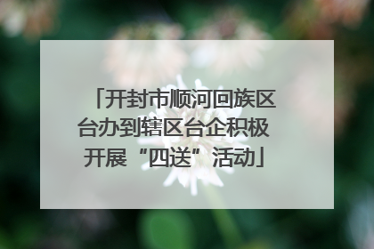 开封市顺河回族区台办到辖区台企积极开展“四送”活动