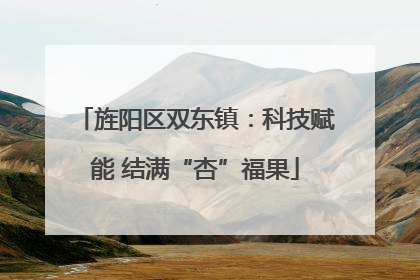 旌阳区双东镇:科技赋能 结满“杏”福果