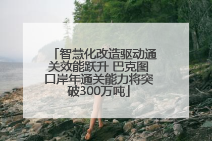 智慧化改造驱动通关效能跃升 巴克图口岸年通关能力将突破300万吨