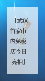 武汉首家市内免税店今日亮相