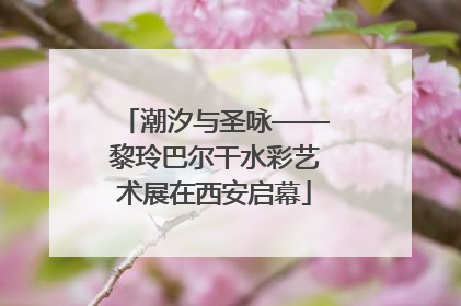 潮汐与圣咏——黎玲巴尔干水彩艺术展在西安启幕