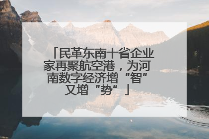 民革东南十省企业家再聚航空港，为河南数字经济增“智”又增“势”