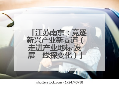 江苏南京：竞逐新兴产业新赛道（走进产业地标·发展一线探变化）