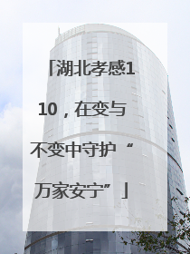湖北孝感110，在变与不变中守护“万家安宁”