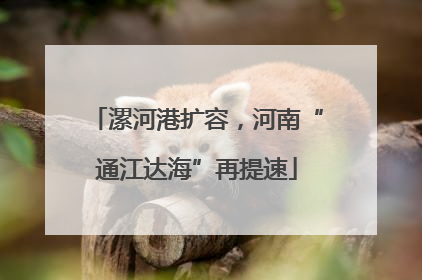 漯河港扩容，河南“通江达海”再提速