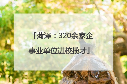 菏泽：320余家企事业单位进校揽才
