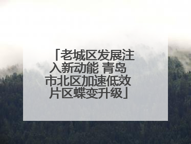 老城区发展注入新动能 青岛市北区加速低效片区蝶变升级