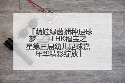 萌娃绿茵播种足球梦——LHK福宝之星第三届幼儿足球嘉年华精彩绽放