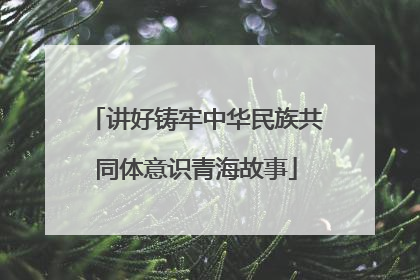 讲好铸牢中华民族共同体意识青海故事