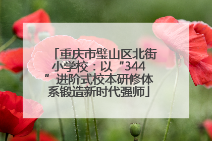 重庆市璧山区北街小学校：以“344”进阶式校本研修体系锻造新时代强师