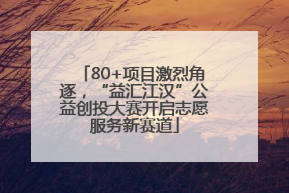80+项目激烈角逐，“益汇江汉”公益创投大赛开启志愿服务新赛道
